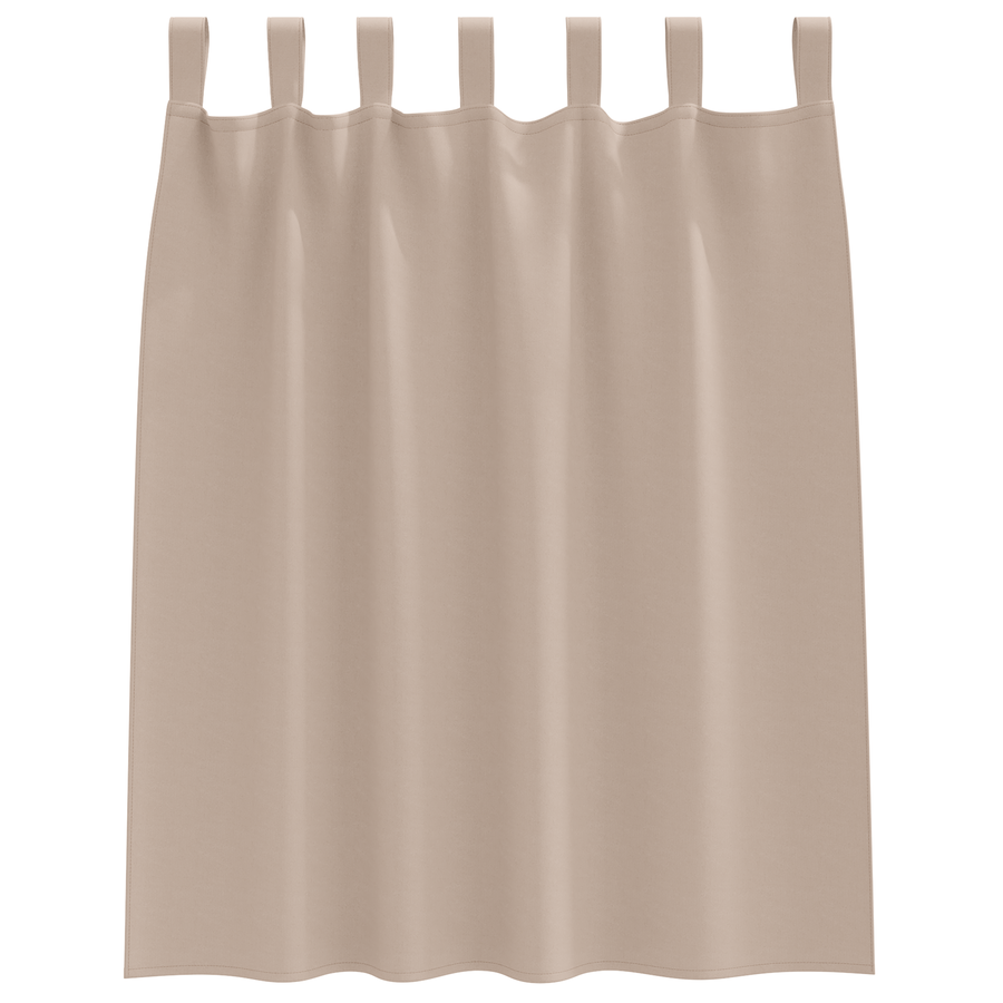 Verduisterende gordijnen 2 pcs Taupe 140 x 140 cm Polyester