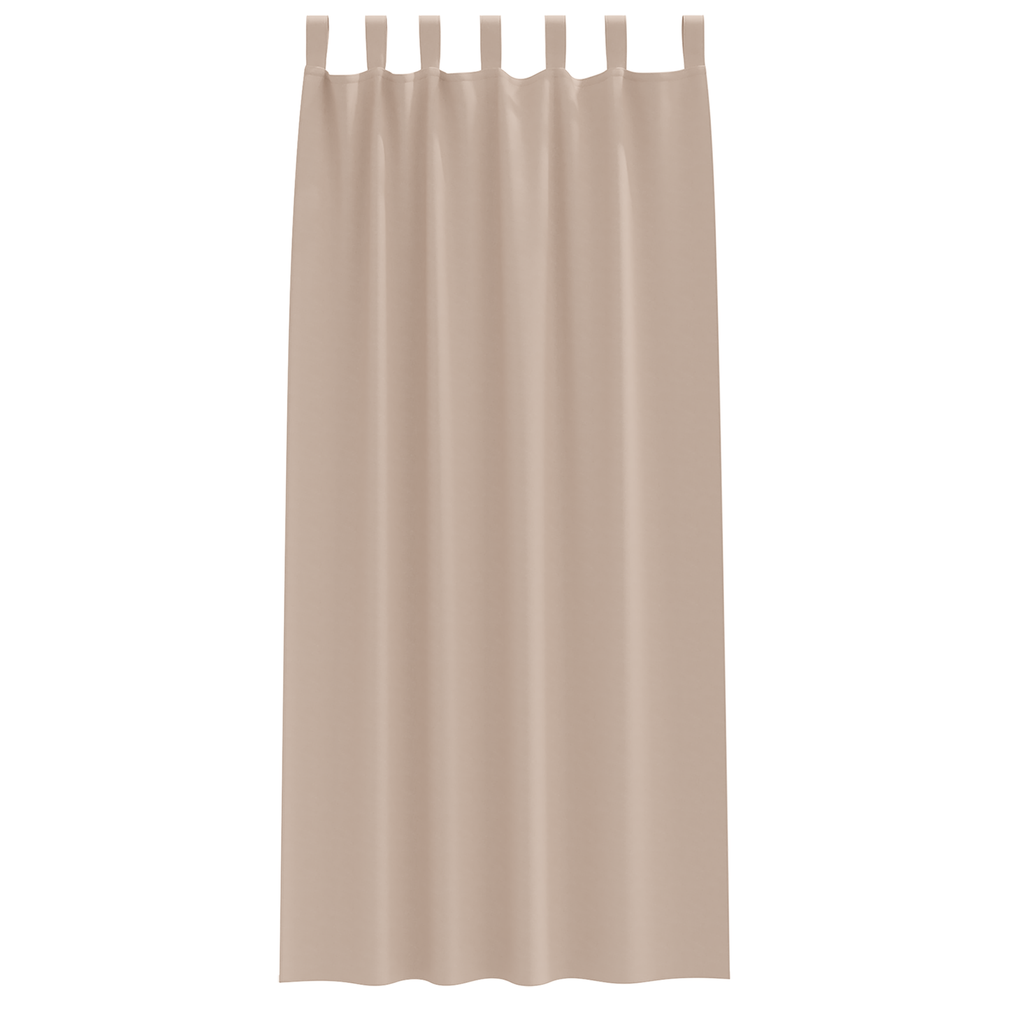 Gordijnen met gordijnen 2 pcs Taupe 260 x 140 cm Polyester