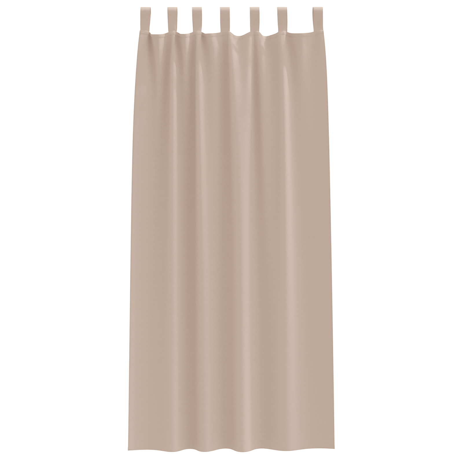 Gordijnen met gordijnen 2 pcs Taupe 260 x 140 cm Polyester