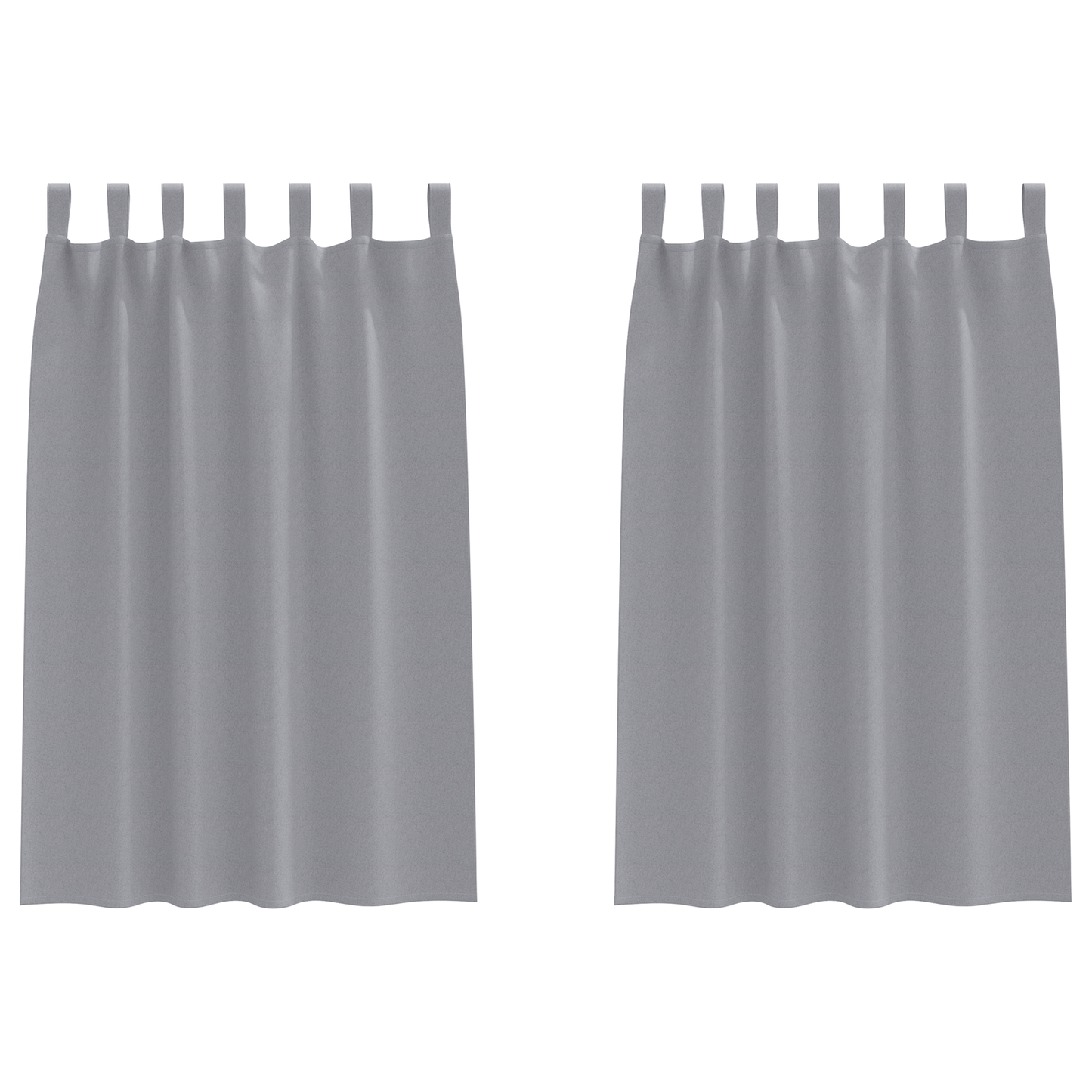 Verduisterende gordijnen 2 pcs Lichtgrijs 175 x 140 cm