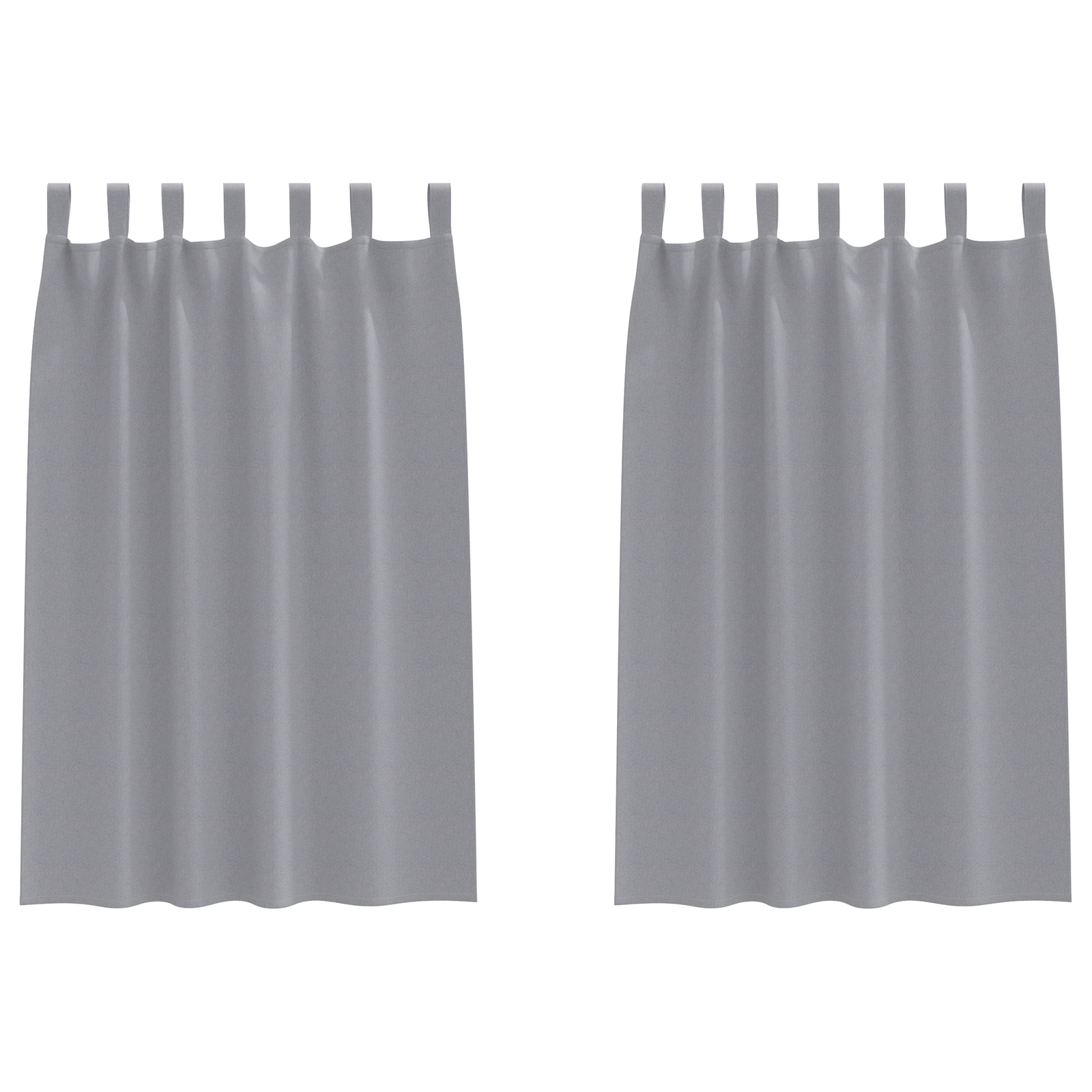 Verduisterende gordijnen 2 pcs Lichtgrijs 175 x 140 cm