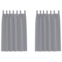 Verduisterende gordijnen 2 pcs Lichtgrijs 175 x 140 cm