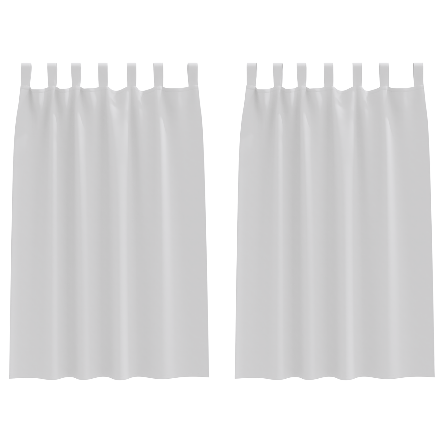 Verduisterende gordijnen 2 pcs Bleekgrijs 175 x 140 cm