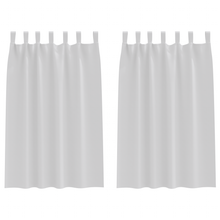 Verduisterende gordijnen 2 pcs Bleekgrijs 175 x 140 cm