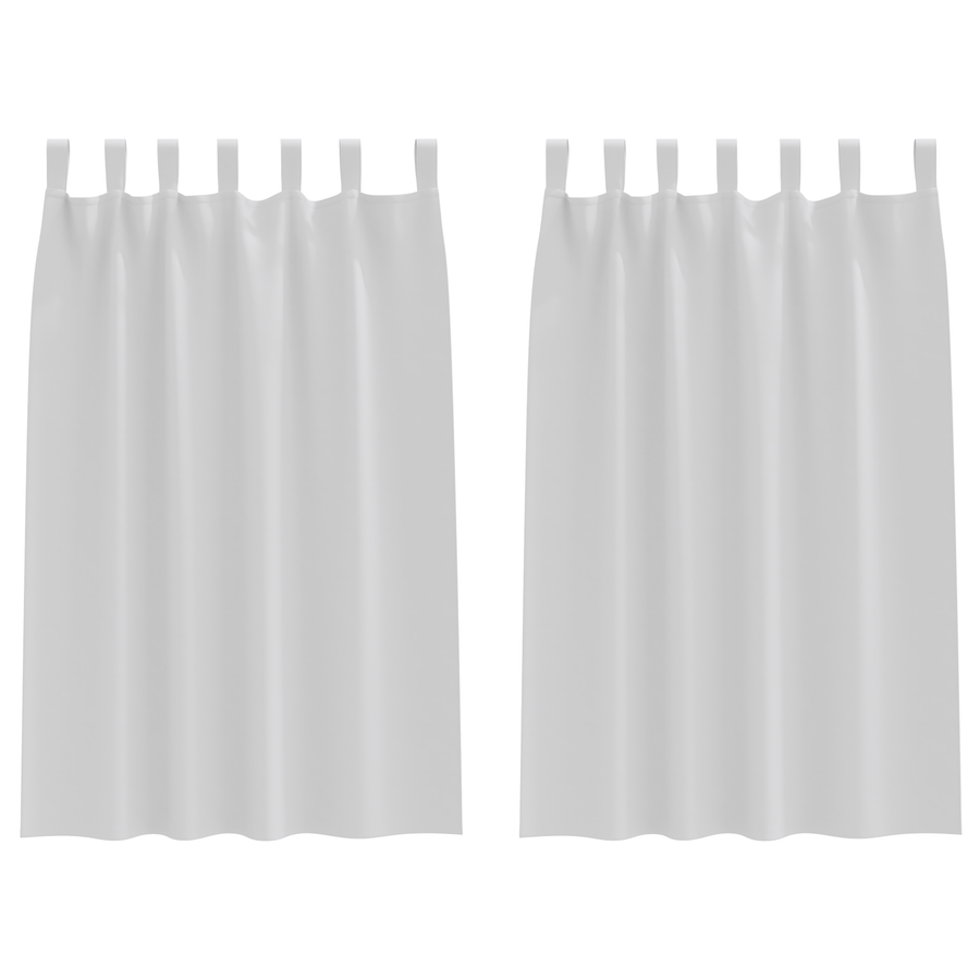 Verduisterende gordijnen 2 pcs Bleekgrijs 175 x 140 cm