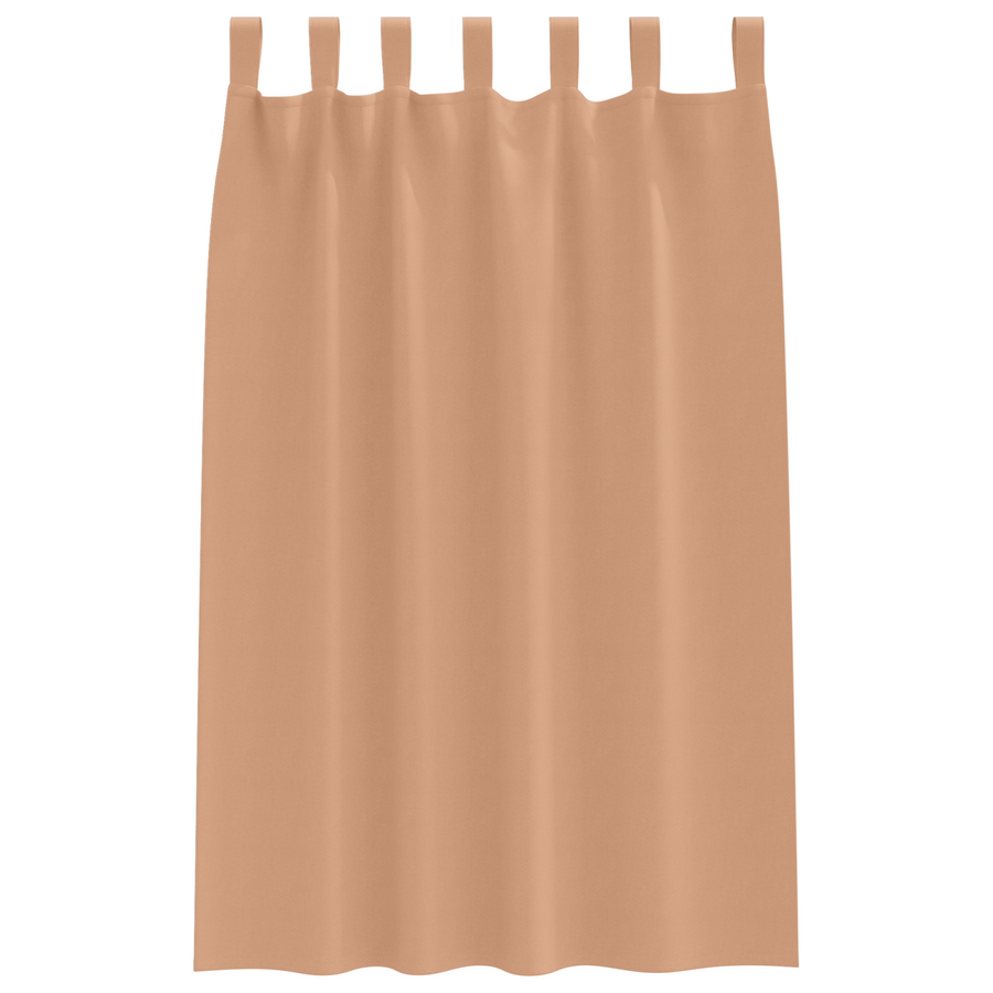 Verduisterende gordijnen 2 pcs Lichtbruin 175 x 140 cm