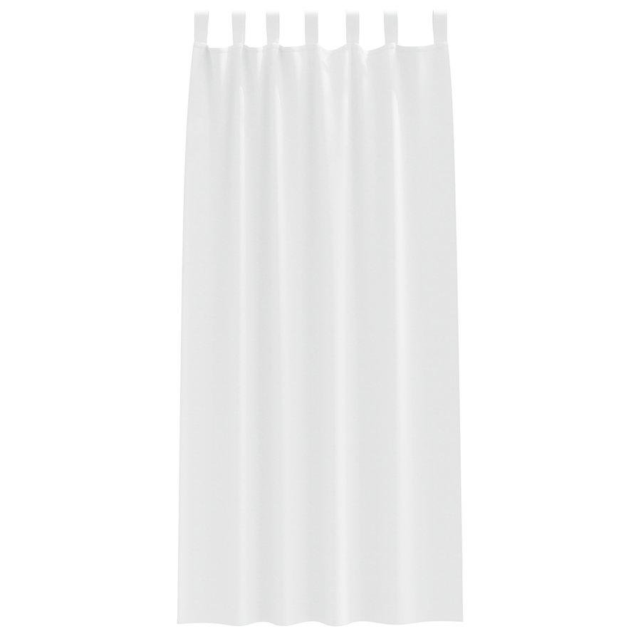 Verduisterende gordijnen 2 pcs Zuiverwit 245 x 140 cm Polyester
