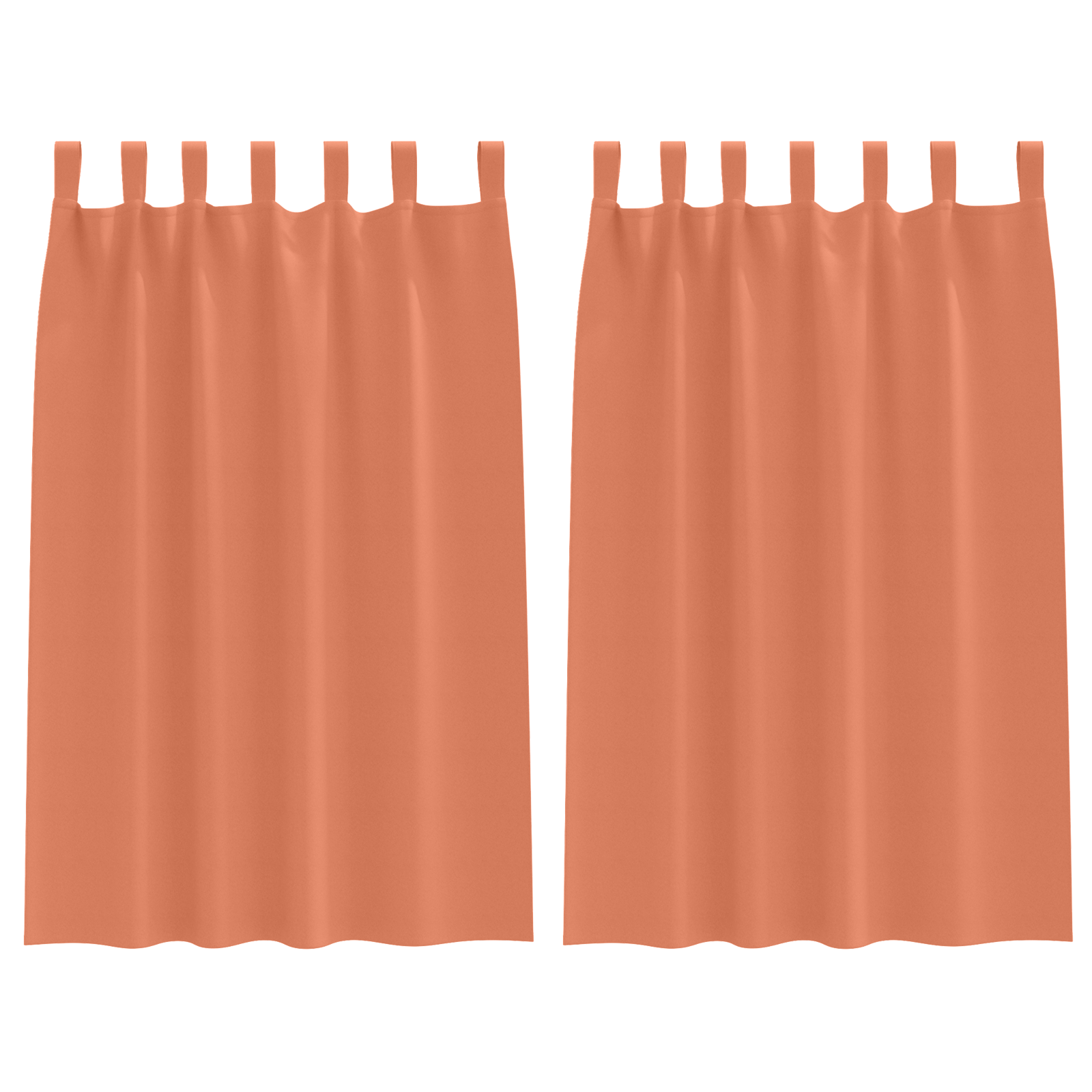 Verduisterende gordijnen 2 pcs Terracotta 175 x 140 cm