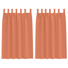 Verduisterende gordijnen 2 pcs Terracotta 175 x 140 cm