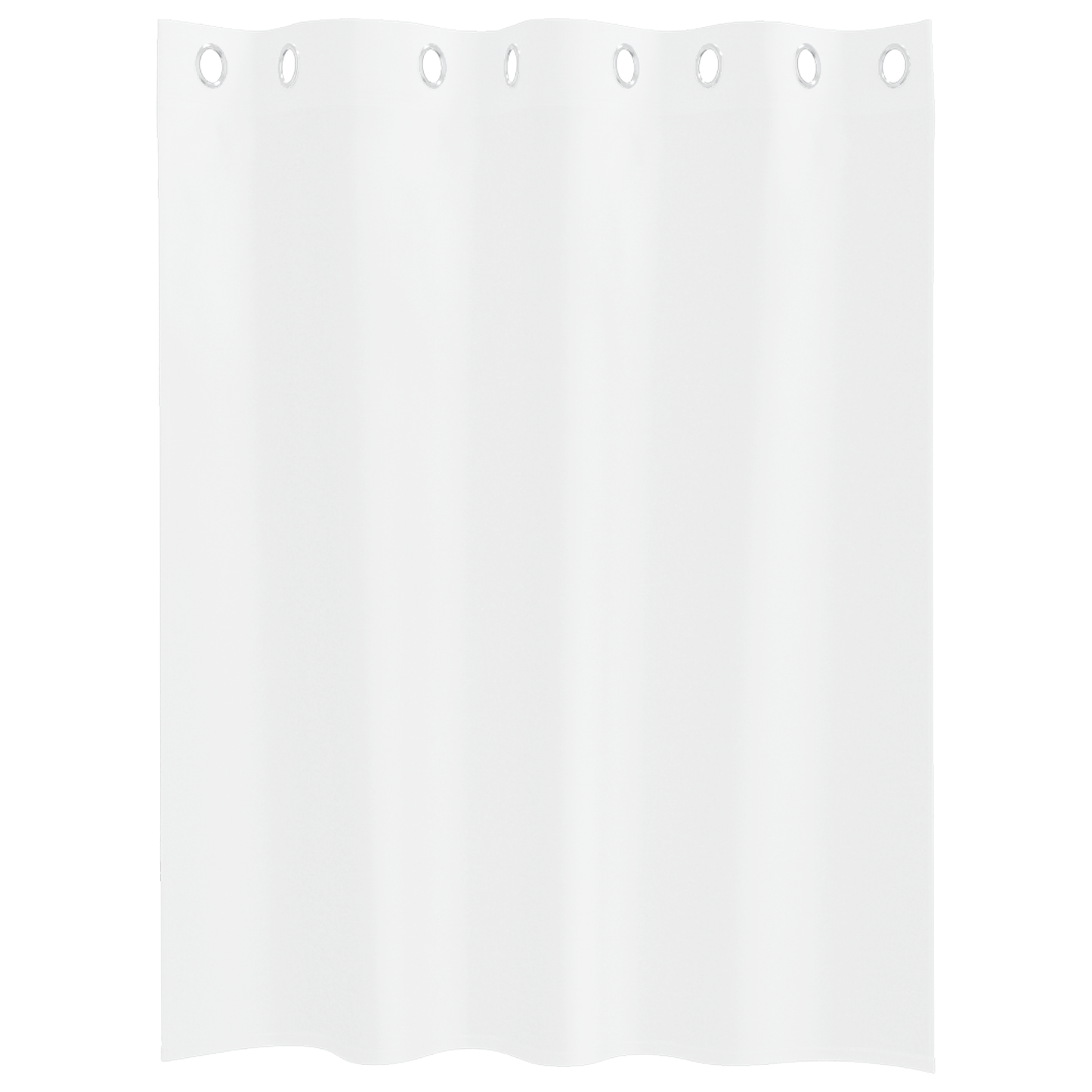 Gordijnen met gordijnen 2 pcs Wit 140 x 140 cm Polyester