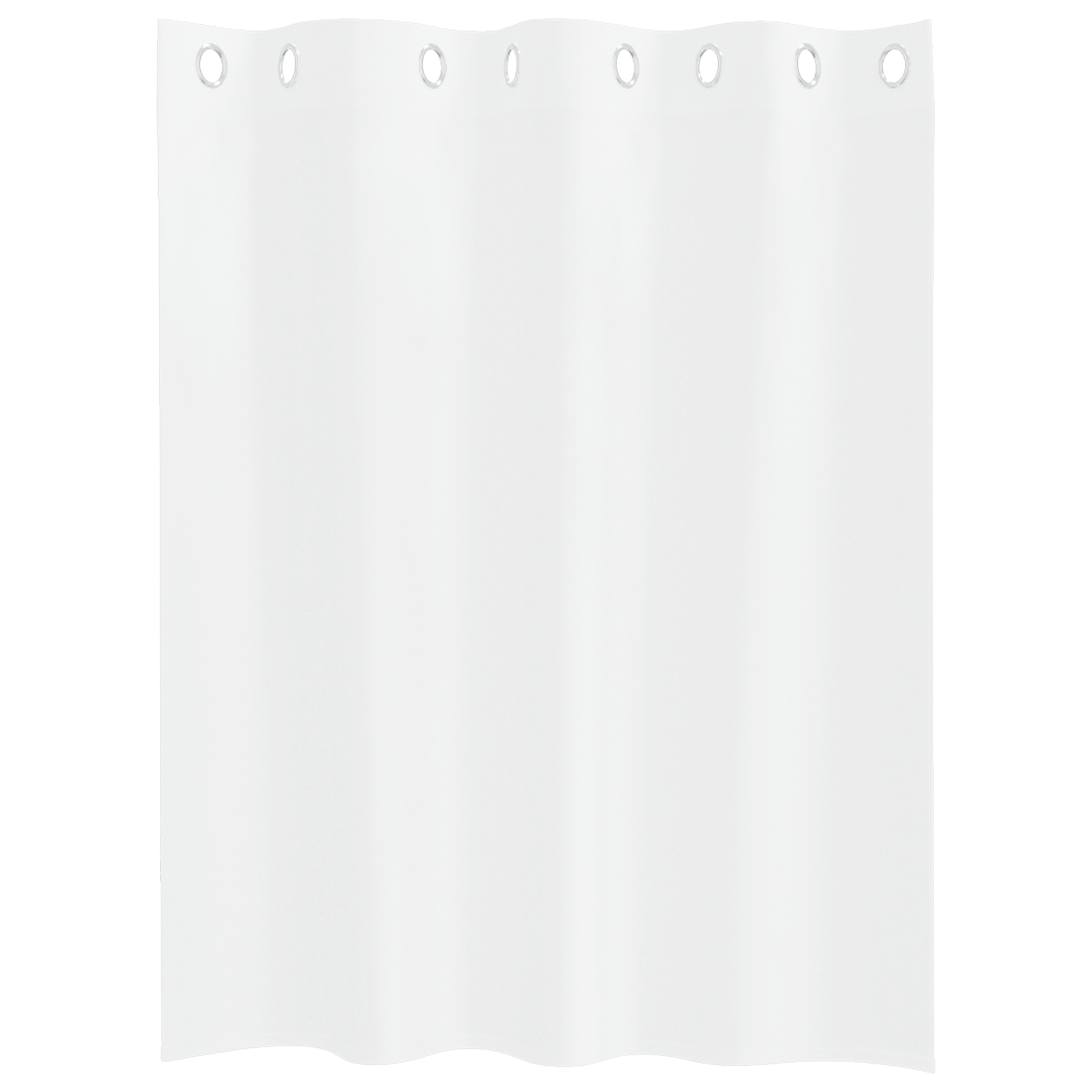 Gordijnen met gordijnen 2 pcs Wit 140 x 140 cm Polyester