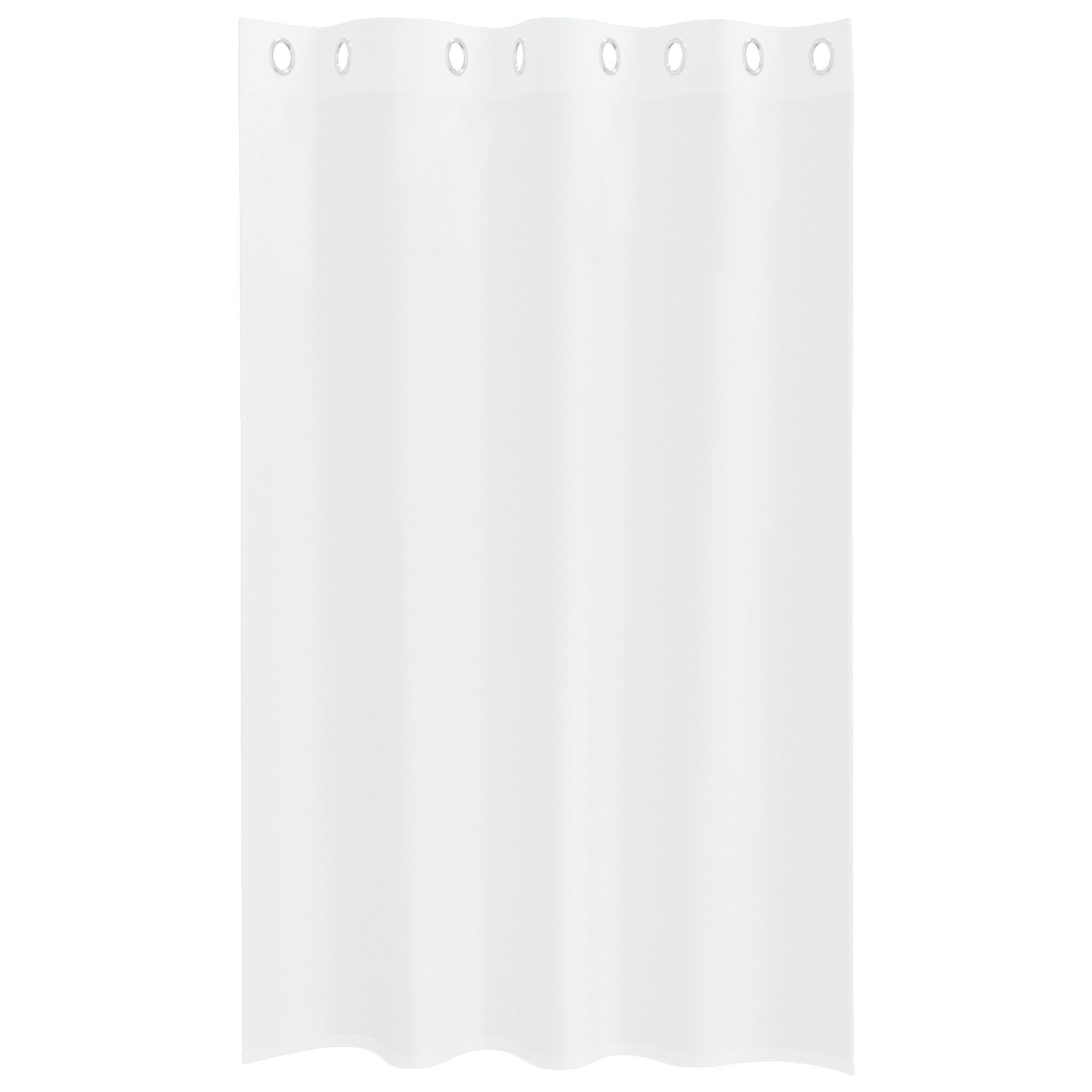 Gordijnen met gordijnen 2 pcs Wit 140 x 175 cm Polyester