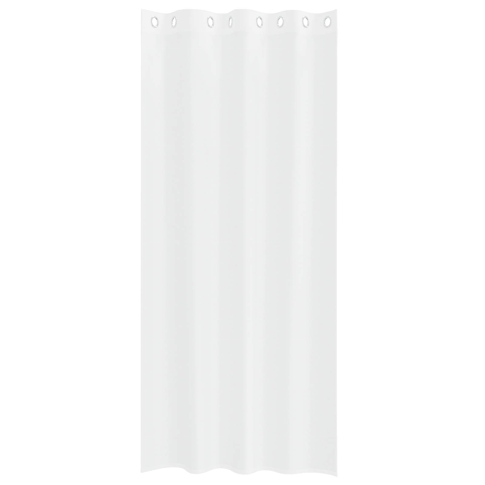 Gordijnen met gordijnen 2 pcs Wit 140 x 225 cm Polyester