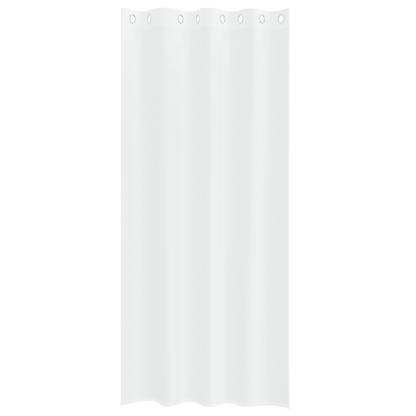 Gordijnen met gordijnen 2 pcs Wit 140 x 225 cm Polyester