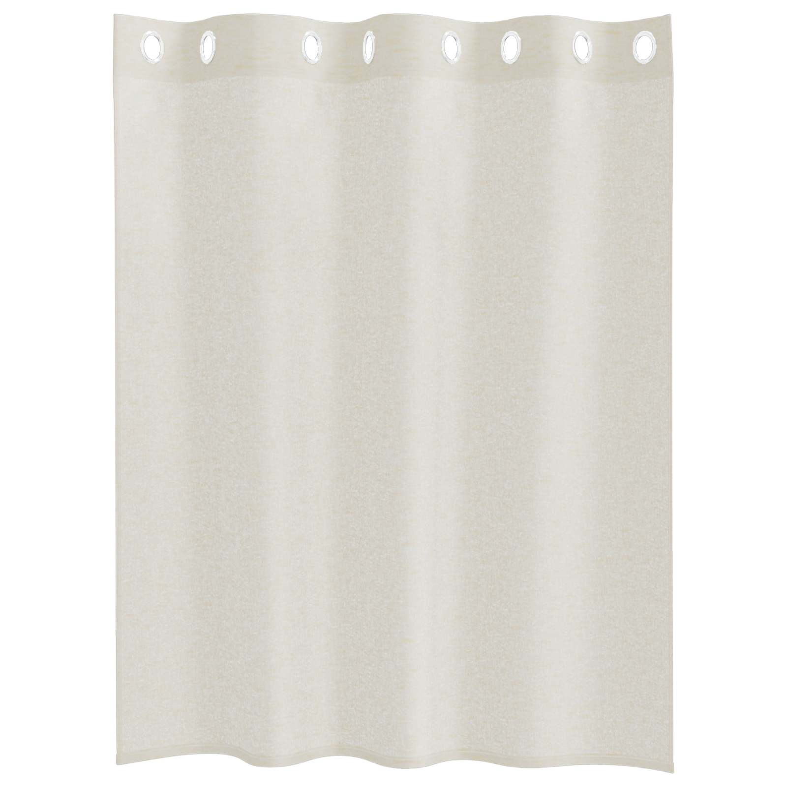 Gordijnen met gordijnen 2 pcs Crème 140 x 140 cm Polyester