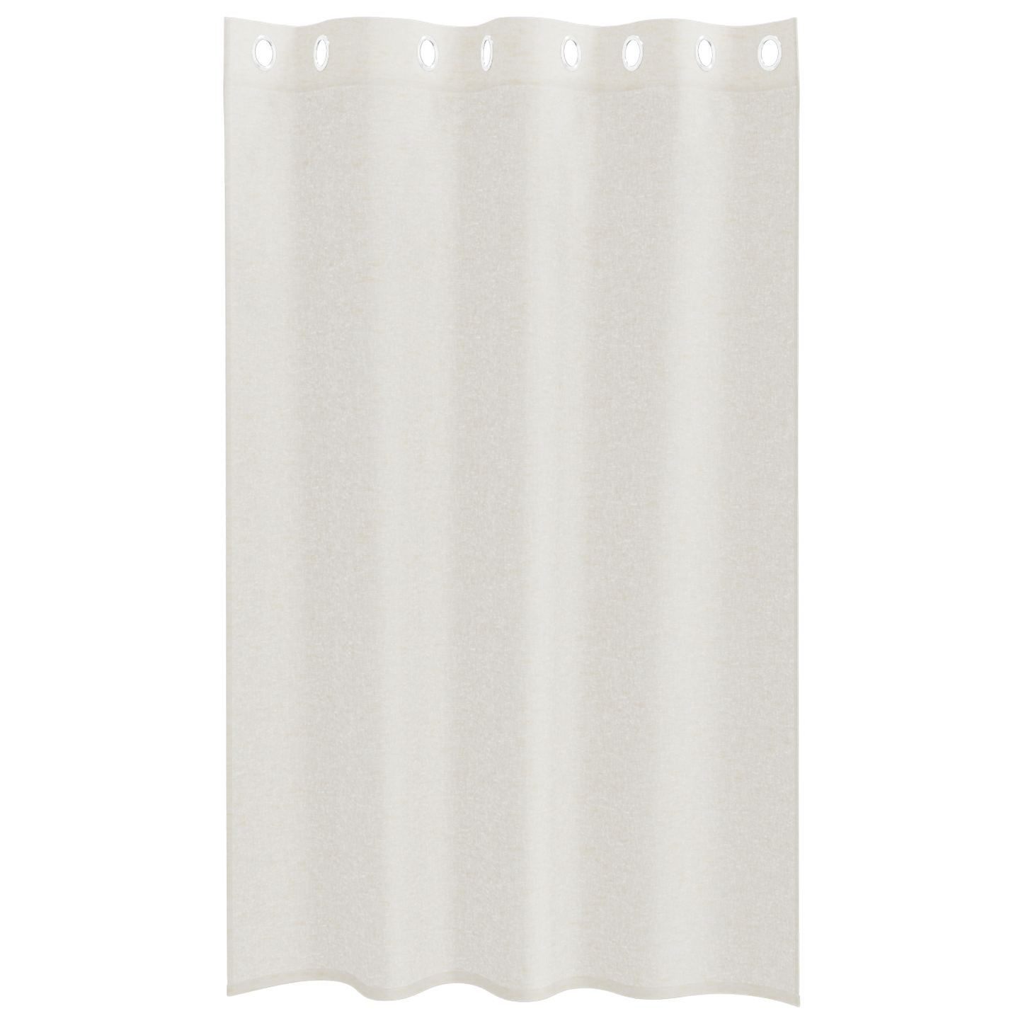 Gordijnen met gordijnen 2 pcs Crème 140 x 175 cm Polyester