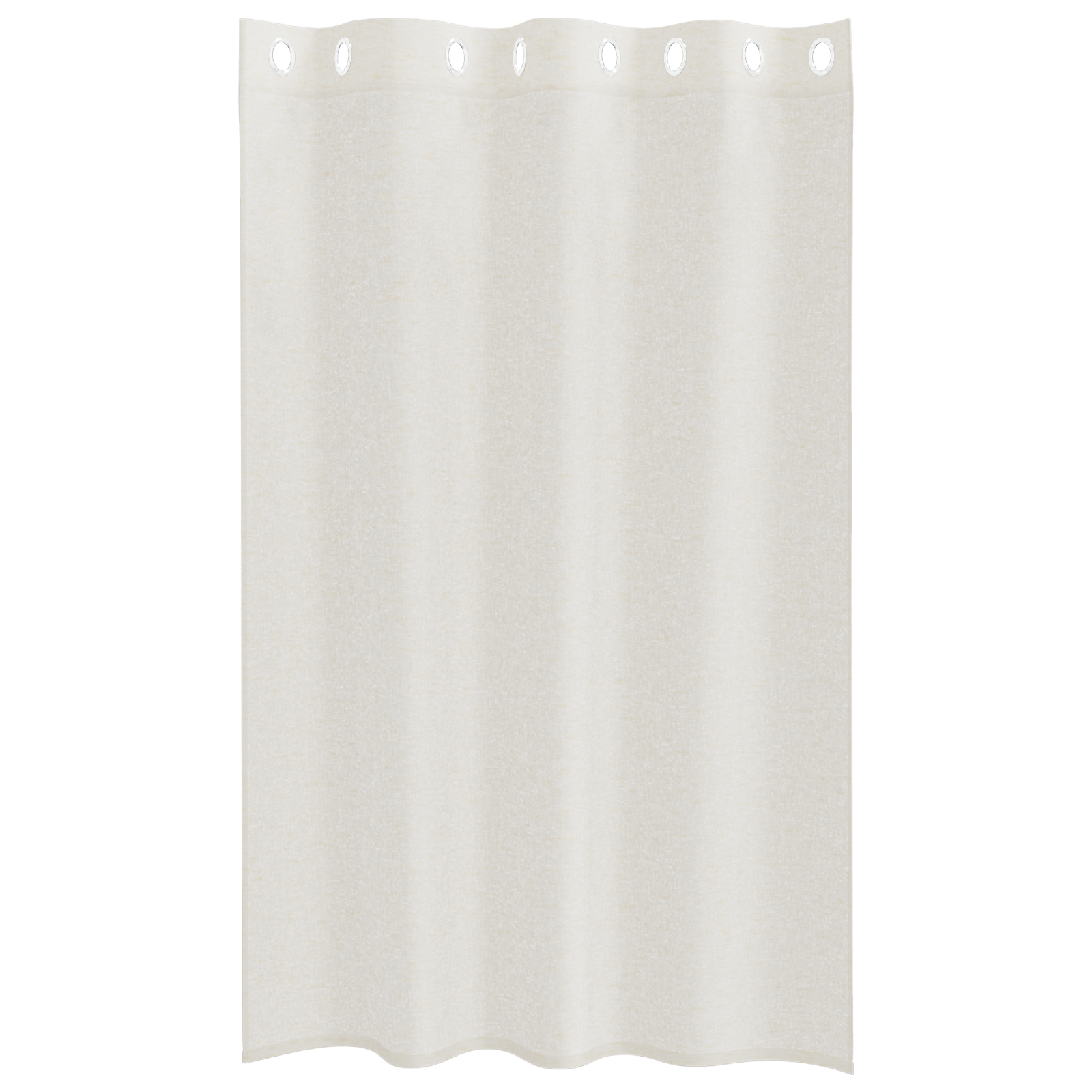 Gordijnen met gordijnen 2 pcs Crème 140 x 175 cm Polyester