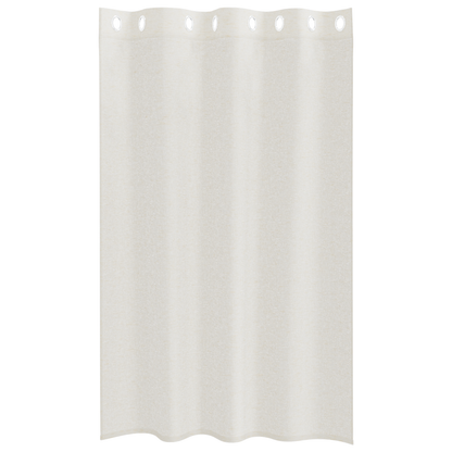 Gordijnen met gordijnen 2 pcs Crème 140 x 175 cm Polyester