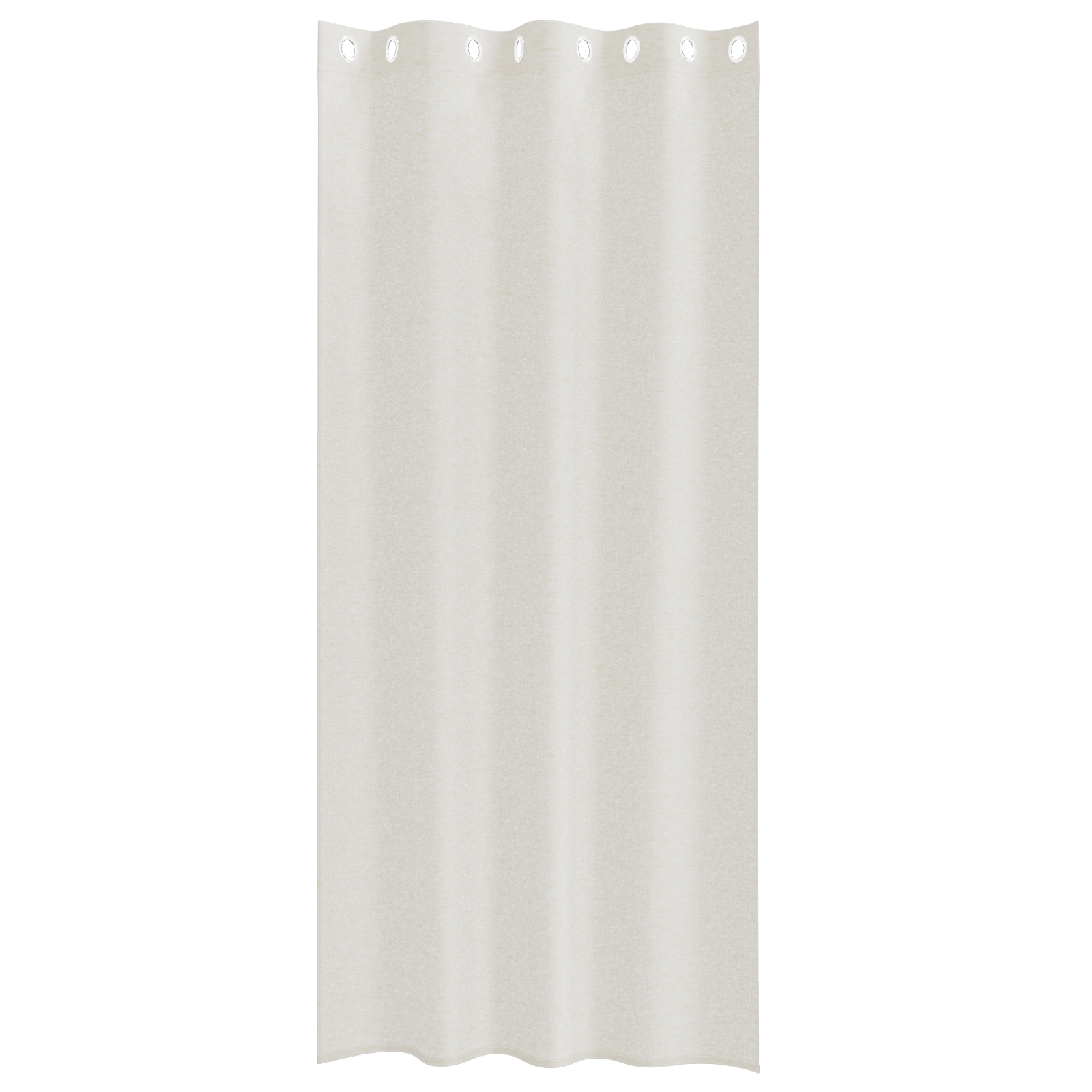 Gordijnen met gordijnen 2 pcs Crème 140 x 245 cm Polyester