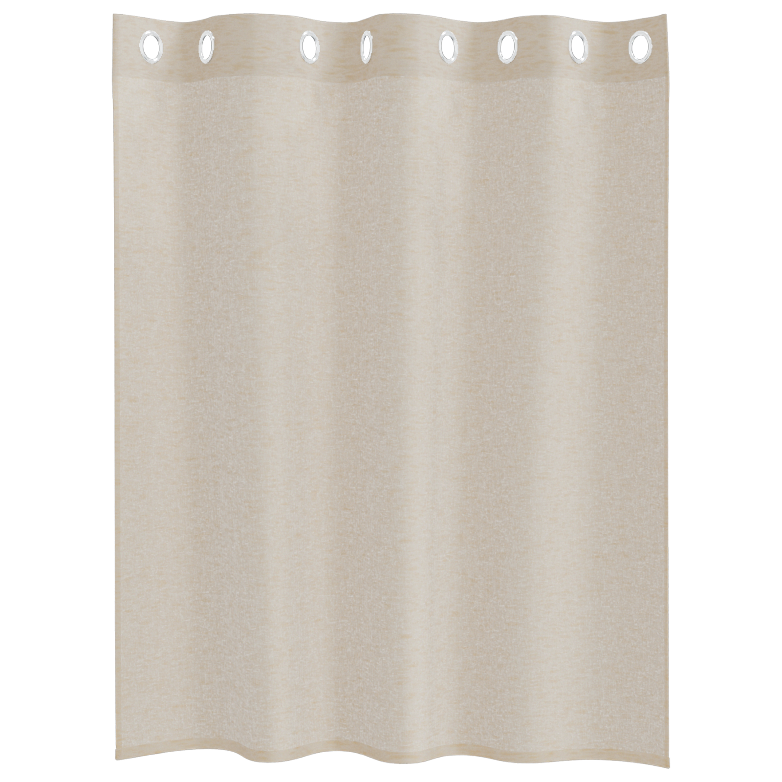 Gordijnen met gordijnen 2 pcs Zand 140 x 140 cm Polyester