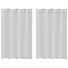 Gordijnen met gordijnen 2 pcs Lichtgrijs 140 x 140 cm Polyester