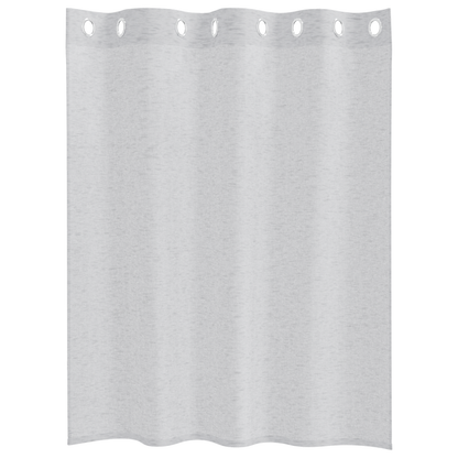 Gordijnen met gordijnen 2 pcs Lichtgrijs 140 x 140 cm Polyester