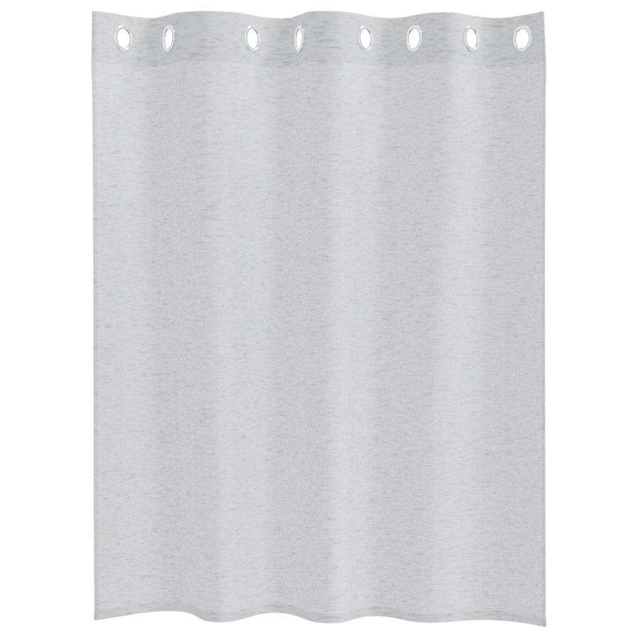 Gordijnen met gordijnen 2 pcs Lichtgrijs 140 x 140 cm Polyester
