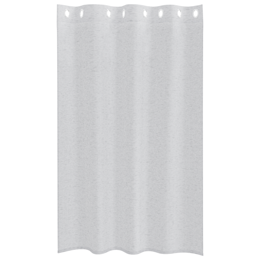 Gordijnen met gordijnen 2 pcs Lichtgrijs 140 x 175 cm Polyester