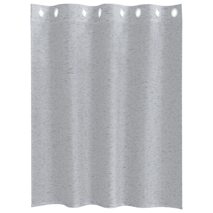 Gordijnen 2 pcs Donkergrijs 140 x 140 cm Polyester
