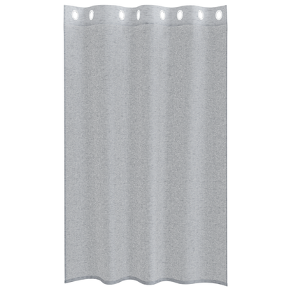 Gordijnen 2 pcs Donkergrijs 140 x 175 cm Polyester