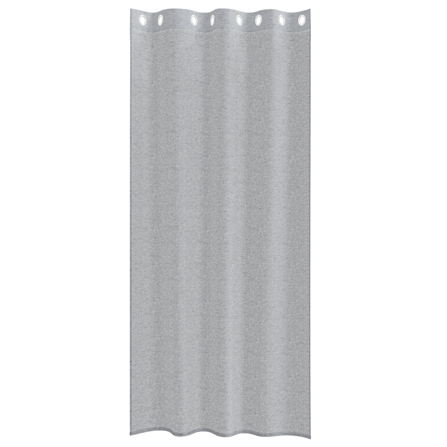 Gordijnen 2 pcs Donkergrijs 140 x 245 cm Polyester