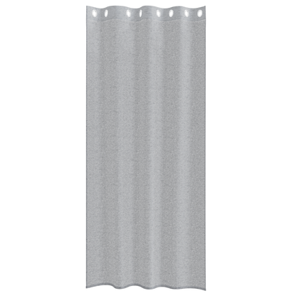 Gordijnen 2 pcs Donkergrijs 140 x 260 cm Polyester