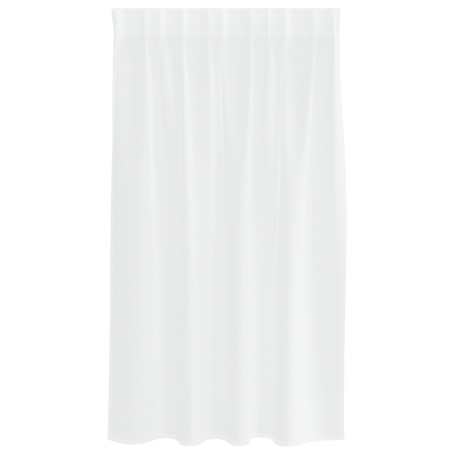 Gordijnen met gordijnen 2 pcs Wit 140 x 140 cm Polyester