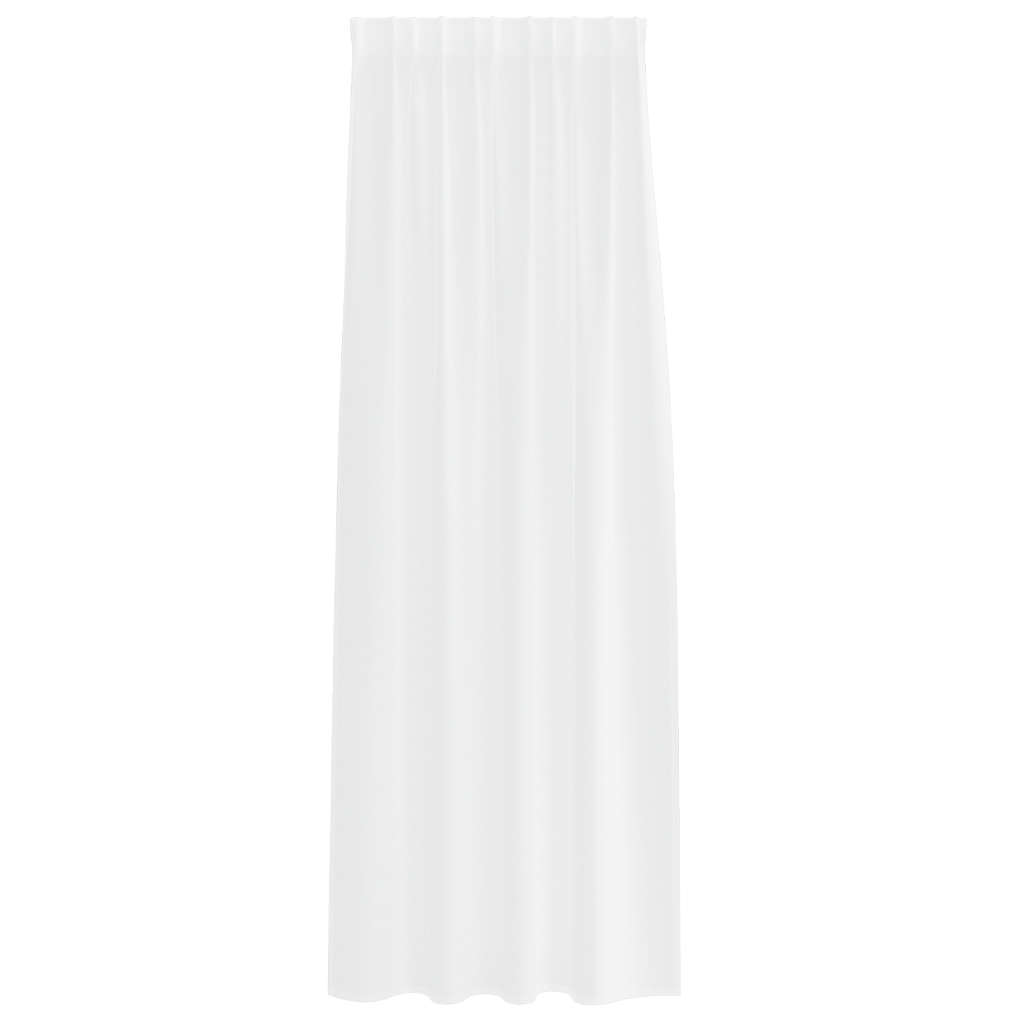 Gordijnen met gordijnen 2 pcs Wit 140 x 260 cm Polyester