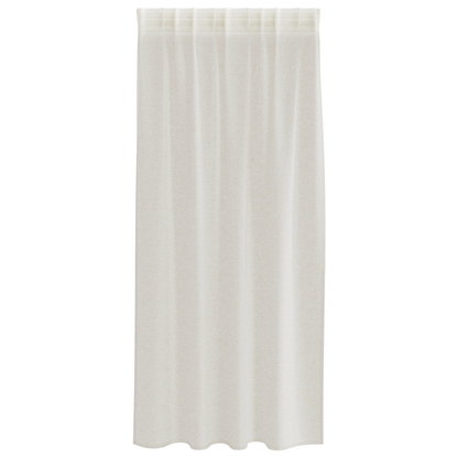 Gordijnen met gordijnen 2 pcs Crème 140 x 175 cm Polyester