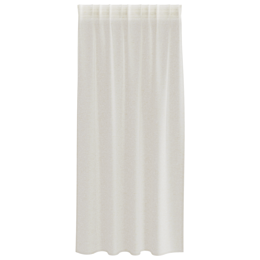 Gordijnen met gordijnen 2 pcs Crème 140 x 175 cm Polyester