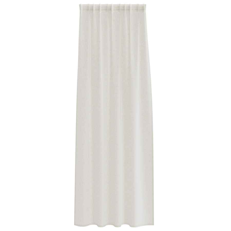 Gordijnen met gordijnen 2 pcs Crème 140 x 225 cm Polyester
