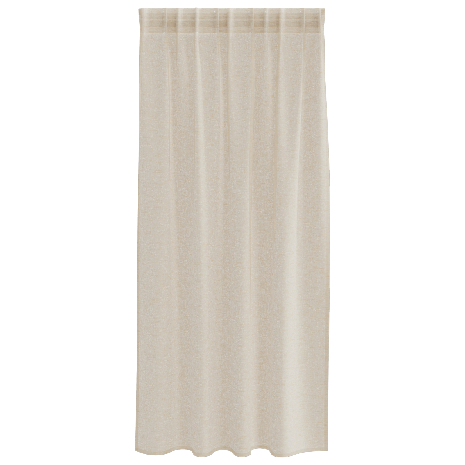 Gordijnen met gordijnen 2 pcs Zand 140 x 175 cm Polyester