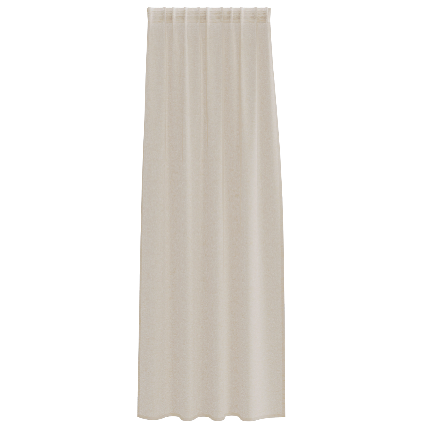 Gordijnen met gordijnen 2 pcs Zand 140 x 225 cm Polyester