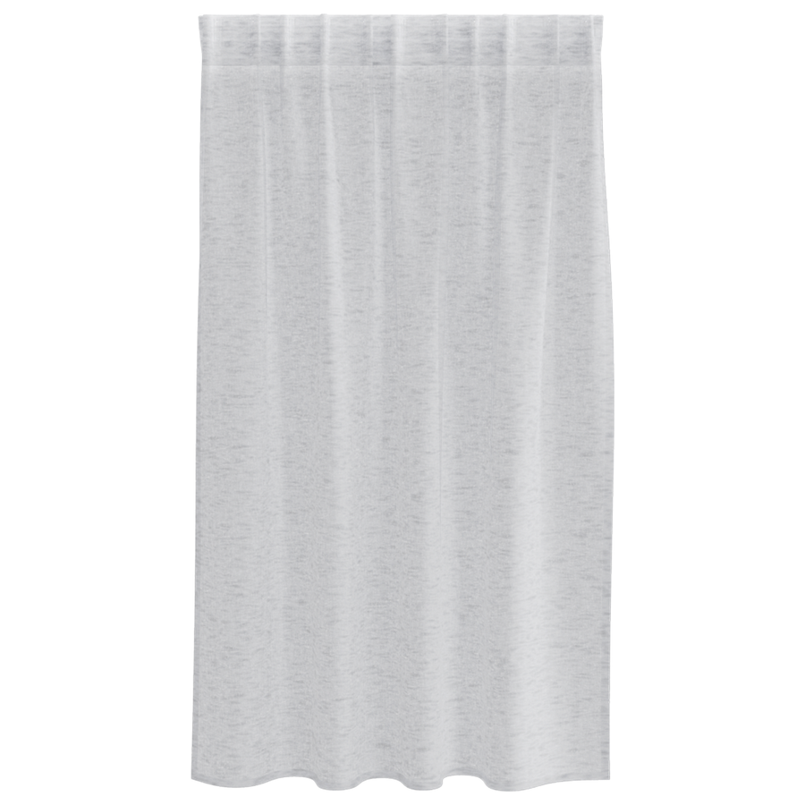 Gordijnen met gordijnen 2 pcs Lichtgrijs 140 x 140 cm Polyester