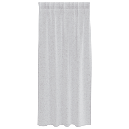 Gordijnen met gordijnen 2 pcs Lichtgrijs 140 x 175 cm Polyester