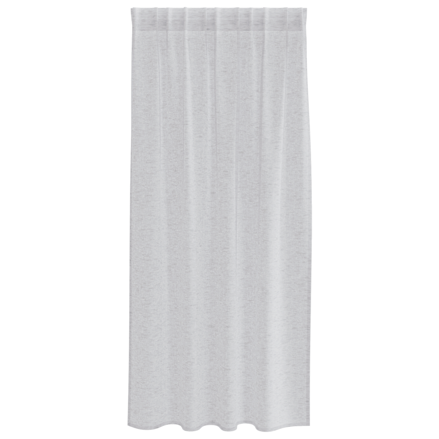 Gordijnen met gordijnen 2 pcs Lichtgrijs 140 x 175 cm Polyester