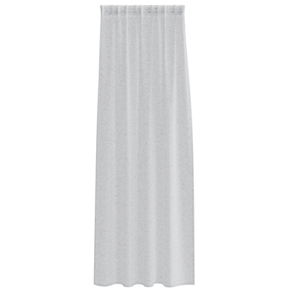 Gordijnen met gordijnen 2 pcs Lichtgrijs 140 x 225 cm Polyester