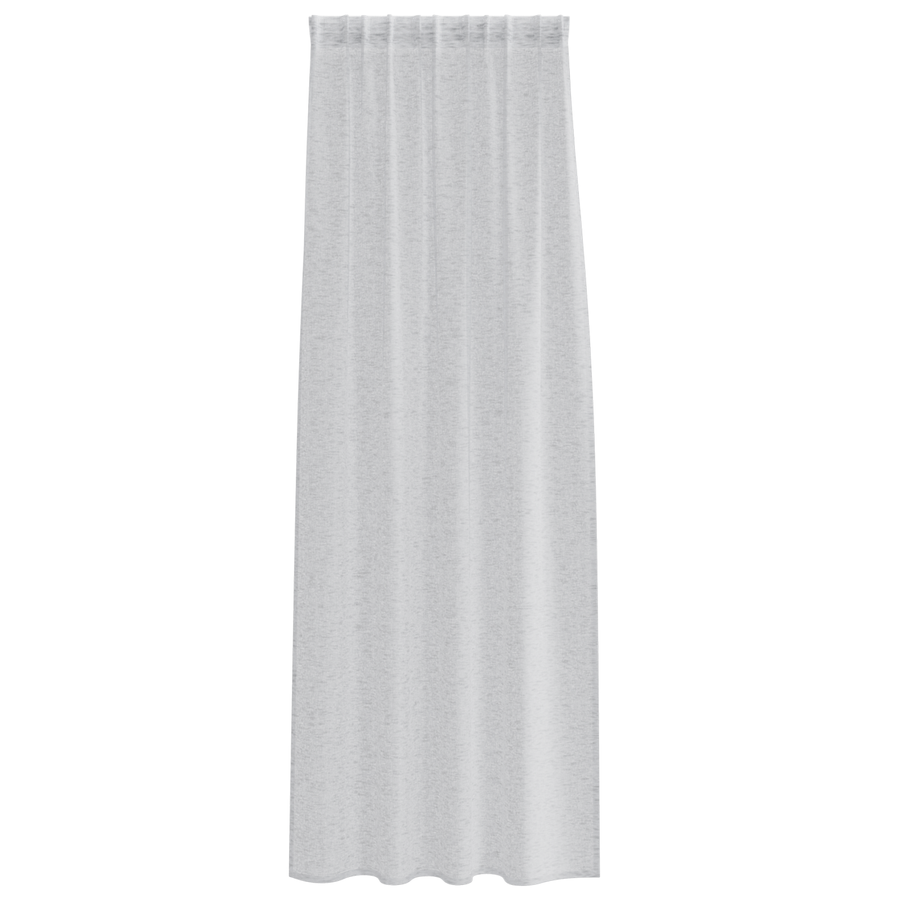 Gordijnen met gordijnen 2 pcs Lichtgrijs 140 x 225 cm Polyester