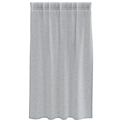 Gordijnen 2 pcs Donkergrijs 140 x 140 cm Polyester