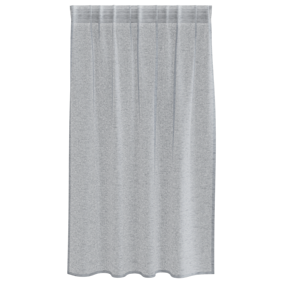 Gordijnen 2 pcs Donkergrijs 140 x 140 cm Polyester