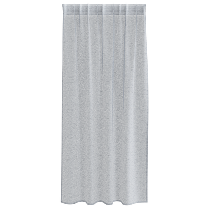 Gordijnen 2 pcs Donkergrijs 140 x 175 cm Polyester