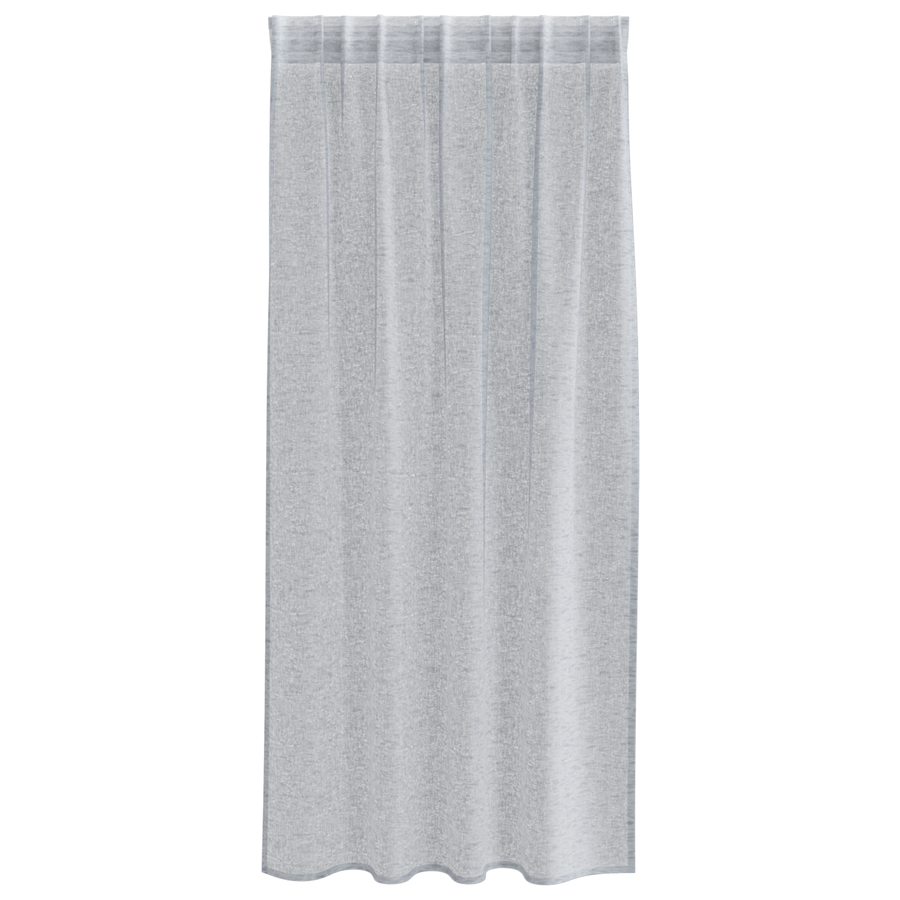 Gordijnen 2 pcs Donkergrijs 140 x 175 cm Polyester
