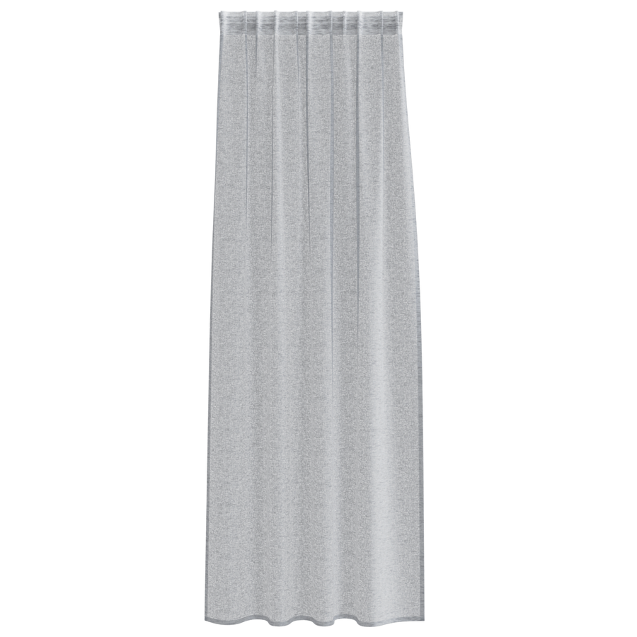 Gordijnen 2 pcs Donkergrijs 140 x 225 cm Polyester