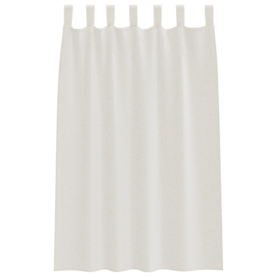 Gordijnen met gordijnen 2 pcs Crème 140 x 175 cm Polyester